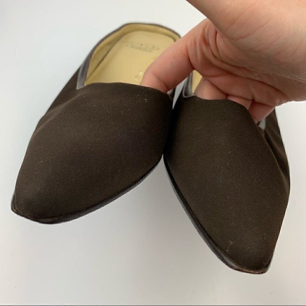 Circa Joan David Womens heels size 6.5 brown mules - Picture 8 of 13